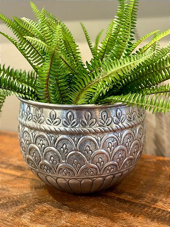 Cachepot em Alumínio - 25CM