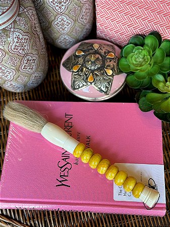 Pincel Decorativo - Escova - Amarelo