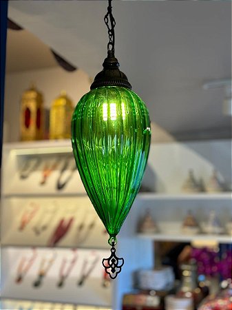 Luminária de Teto - Turca - Verde