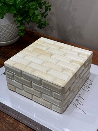 Caixa Decorativa - Osso - 15X15