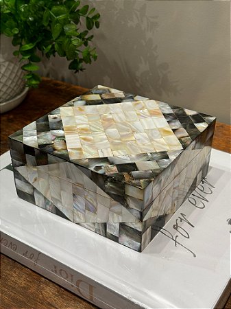 Caixa Decorativa - Madrepérolas e Abalone