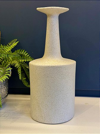 Vaso - Cerâmica - Off White - M
