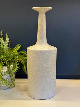Vaso - Cerâmica - Off White - G