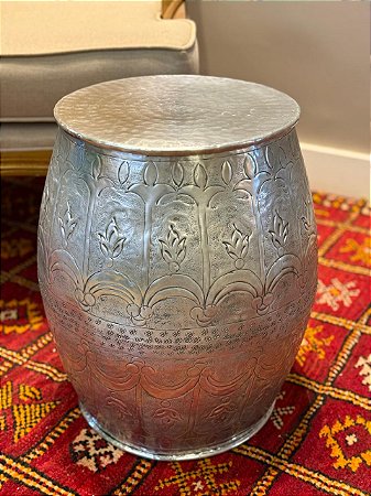 Banco - Alumínio - Prateado - Garden Seat