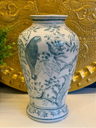 Vaso Cerâmica Verde-azulado 30CM