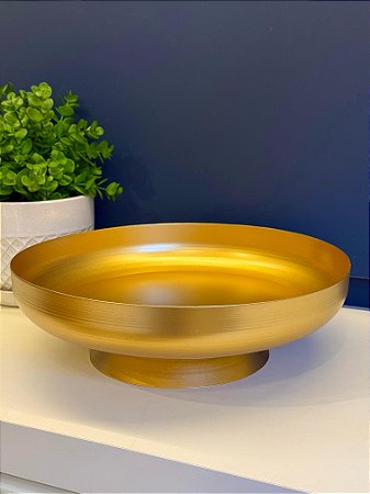 Bandeja - Metal - Dourada