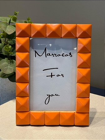 Porta Retrato - Resina - Foto 10 x 15 - Laranja