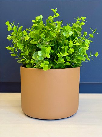 Cachepot em Cerâmica - Capuccino- 15CM