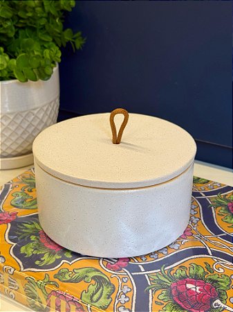 Pote - Cerâmica - Off White - 8cm