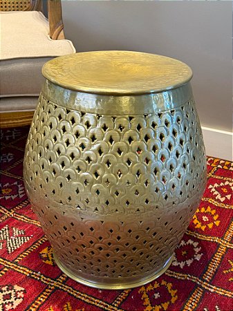 Banco - Alumínio - Ouro Velho - Garden Seat - Arabesco