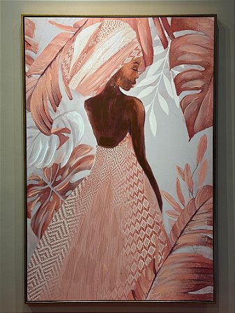 Quadro - Africana - Com Moldura