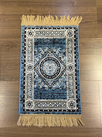 Tapete - índia - 0,40x0,60 - Azul Claro