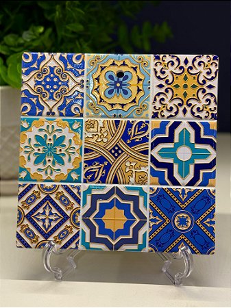 Azulejo - Decorativo - Cerâmica - Colorido