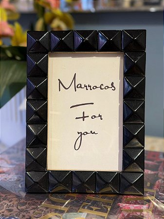 Porta Retrato - Resina - Foto 10 x 15 - Preto