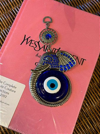 Olho Grego Elefante - Decorativo - Ornamento para parede ou mesa - Em Murano