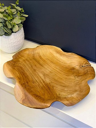 Centro de Mesa - Madeira Maciça - 50CM