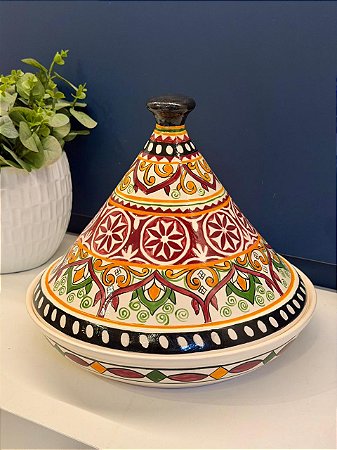 Tagine - Modelo Marrocos - Cuscuzeira - Cerâmica