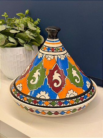 Tagine - Modelo Marrocos - Cuscuzeira - Cerâmica