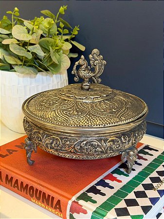 Pote em Alpaca - Prata Envelhecido