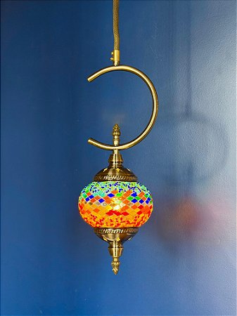 Luminária de Teto Turca Colorido M