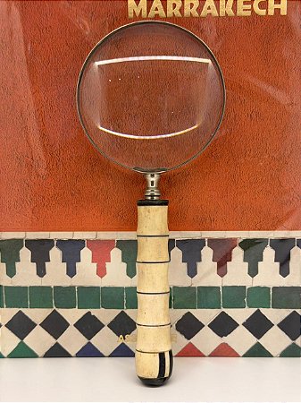 Lupa de Aumento - Metal - Osso