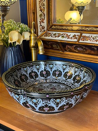 Cuba Sobrepor - Arabesco - Preto