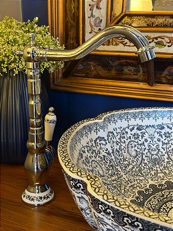 Torneira Premium - Prateada - Para Cubas