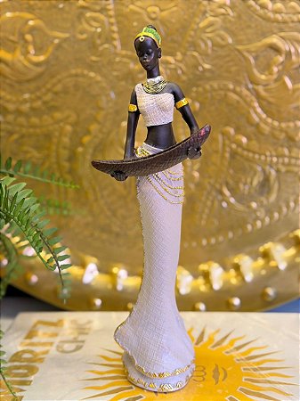 Africana - Decorativa - Resina - 30CM