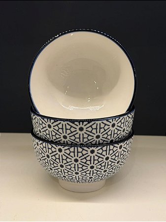 Bowl - Cerâmica - Azul - Tamanho Médio