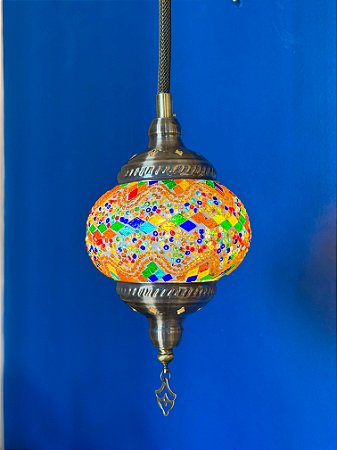 Luminária de Teto Turca Colorido M