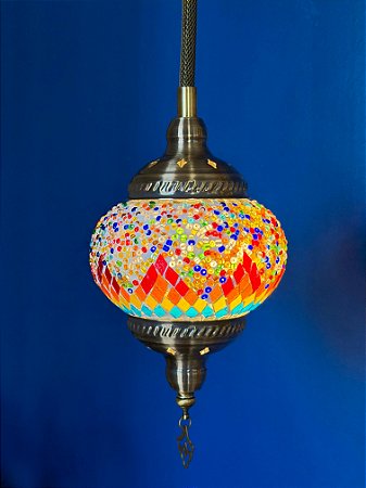 Luminária de Teto Turca Colorido M