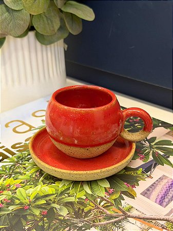 Xícara - Pintada a mão - Unidade - Cerâmica Personalizada