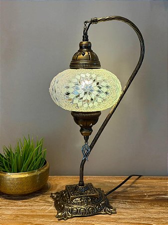 Luminária Turca Pendente G Branca