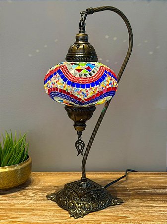 Luminária Turca Pendente G Colorida