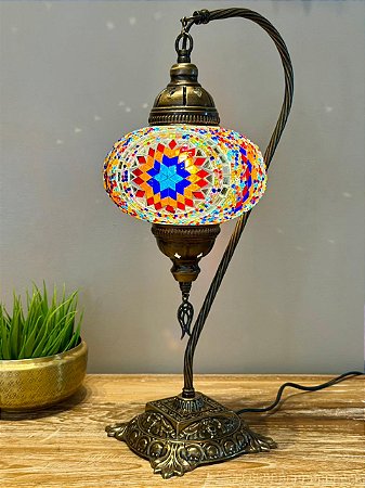 Luminária Turca Pendente G Colorida