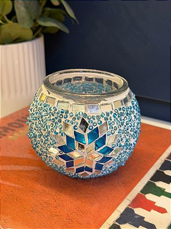 Porta Vela - Turco - Azul