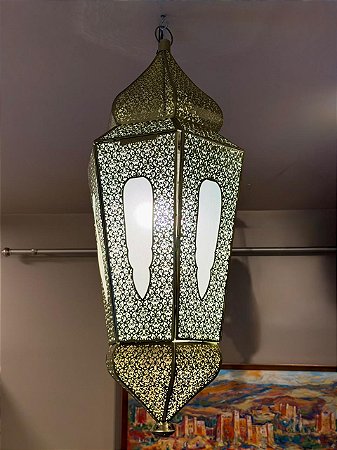 Luminária de Teto - Marroquina - Dourado