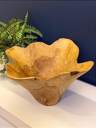 Centro de Mesa - Madeira Maciça - 40CM