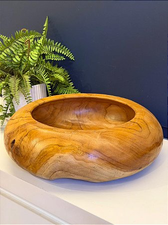 Centro de Mesa - Madeira Maciça - 40CM