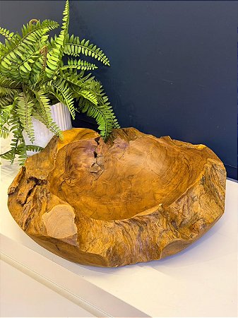 Centro de Mesa - Madeira Maciça - 40CM