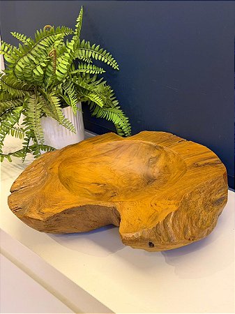Centro de Mesa - Madeira Maciça - 40CM