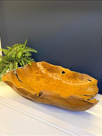 Centro de Mesa - Madeira Maciça - 66CM