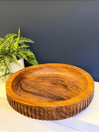 Centro de Mesa - Madeira Maciça - 50CM