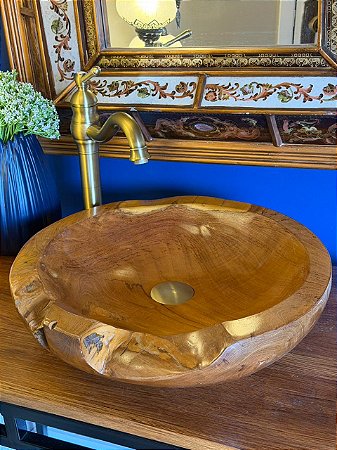 Cuba Sobrepor - Madeira Maciça - Artesanal