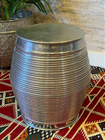 Banco - Alumínio - Prata - Garden Seat