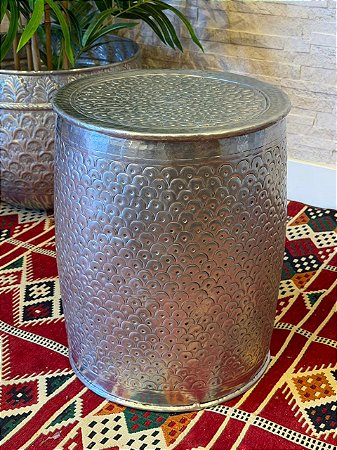 Banco - Alumínio - Prata - Garden Seat