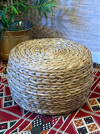 Puff - Palha Natural