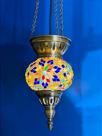 Luminária de Teto Turca - Colorido