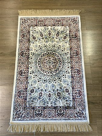 Tapete - Índia - Bege - 0,66 X 1,10MT