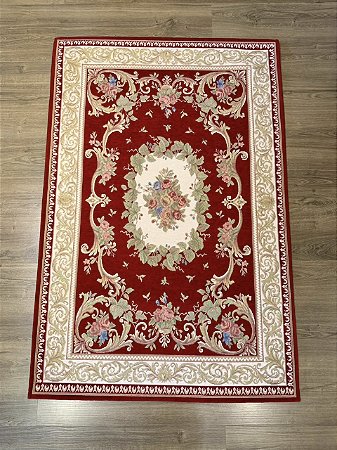 Tapete - Modelo Turco - Vermelho - 1,00 X 1,40MT